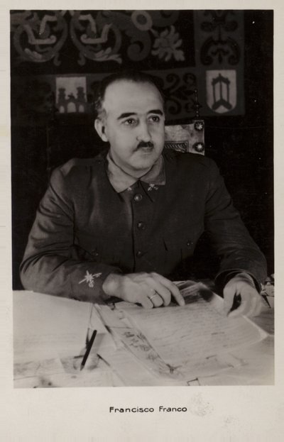 Francisco Franco (fotografia a preto e branco) de Spanish Photographer