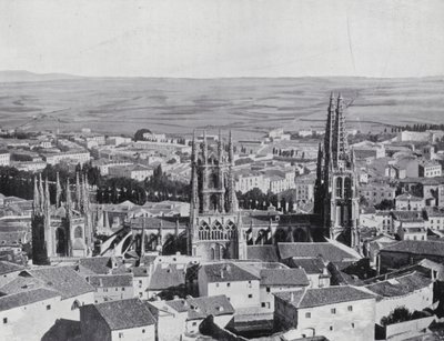 Vista geral de Burgos (fotografia a preto e branco) de Spanish Photographer