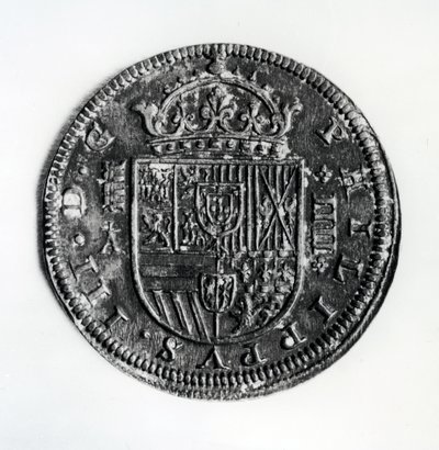 4 moedas Reales do reinado de Filipe III (prata) de Spanish School