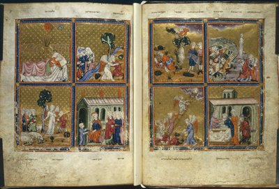 Adicionar. 27210, f.4v-5 Cenas de Gênesis, de 
