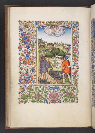 Adicionar MS 50004 f.32v Anunciação aos Pastores, de um 