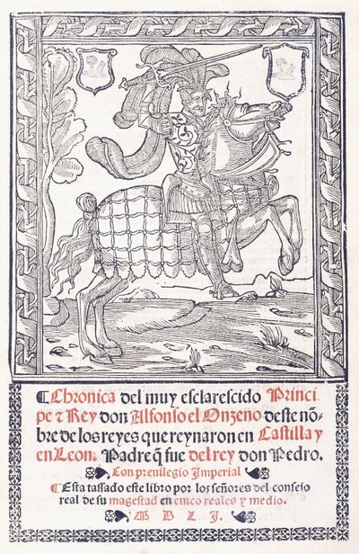 Alfonso XI, Rei de Castela e Leão, a Cavalo, 1551 de Spanish School