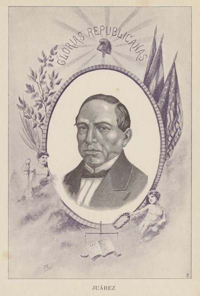 Benito Juarez, advogado e político mexicano de Spanish School