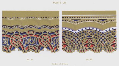 Bordas dos Arcos (cor litho) de Spanish School