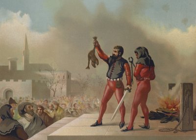 Queima de fetos com características diabólicas de Spanish School