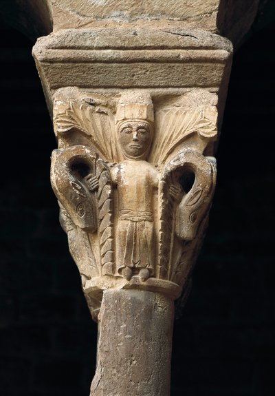 Capital de uma coluna, da Igreja de Santa Maria de l