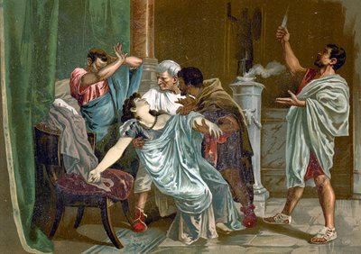 Morte de Lucretia de Spanish School