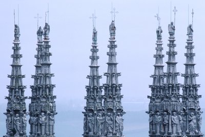Pormenor dos pináculos da torre da lanterna (foto) de Spanish School