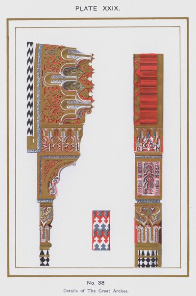 Detalhes de Os Grandes Arcos (cor litho) de Spanish School