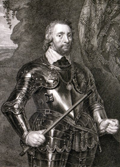 Don Alonso Perez de Guzman, o Bom (gravura) de Spanish School