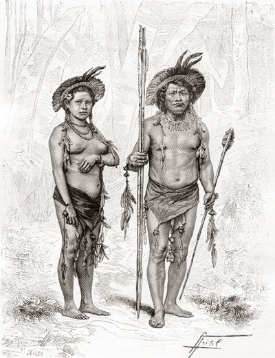 Índios nativos de Rio Branco, América do Sul de Spanish School