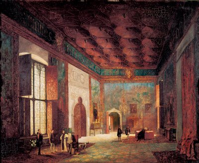 Palácio Mosen Sorell. Pintura espanhola anónima de Spanish School