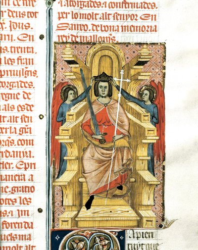 Retrato de Tiago III (Jaime III de Mallorca de Spanish School