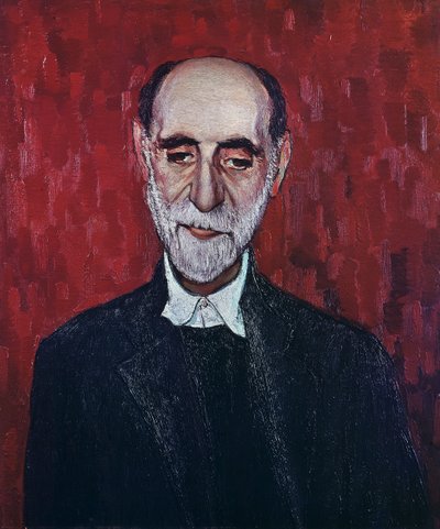 Retrato de Juan Ramon Jimenez (Moguer de Spanish School