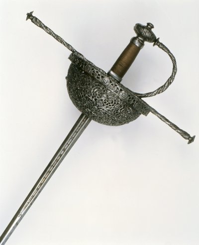 Punho do rapier (aço) de Spanish School