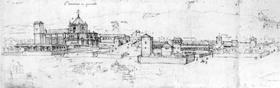 Esboço da paisagem urbana de Granada de Spanish School