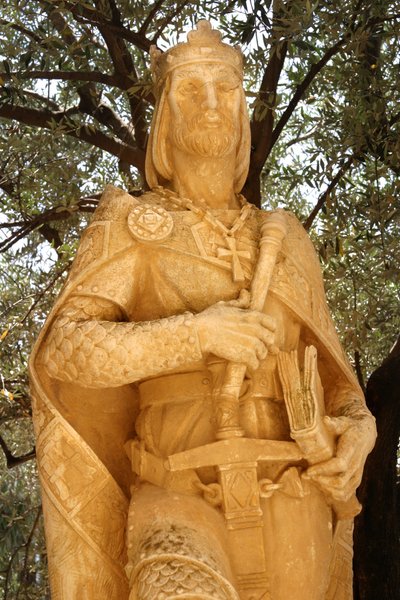 Estátua de Afonso X (1221-84) O Sábio de Spanish School