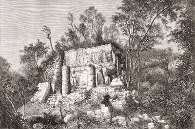 A, bola, corte, Chichén, Itzá, yucatan, méxico de Spanish School