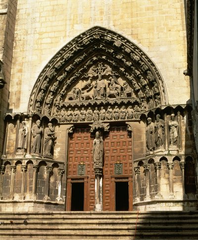 A Portada del Sarmental, transepto sul, c.1235 de Spanish School