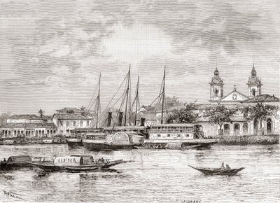 O porto de Manaus, estado do Amazonas, norte do Brasil de Spanish School