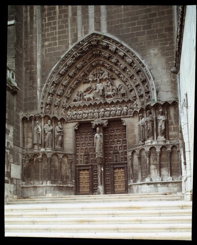 Vista do Portal Sacramental (Sarmental) da Catedral de Santa Maria (Santa Maria) em Burgos de Spanish School