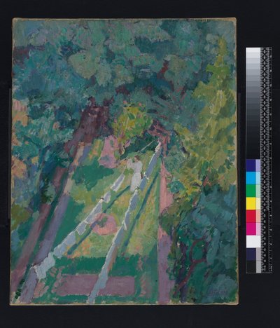 Vista da janela da 6 Cambrian Road, Richmond, antes de 1914 de Spencer Frederick Gore