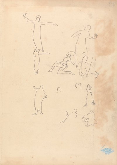 Caverna do Bezerro de Ouro: Estudo dos Bailarinos de Spencer Frederick Gore
