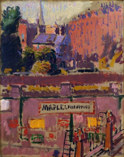 De uma janela em Hampstead, 1911 de Spencer Frederick Gore