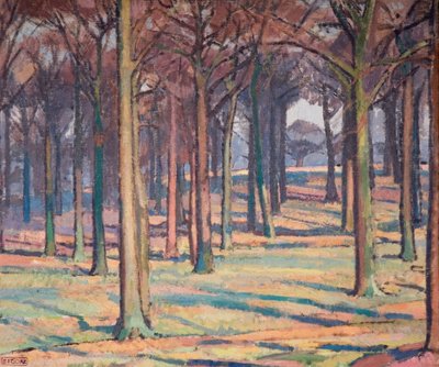 Wood em Richmond Park, 1914. de Spencer Gore