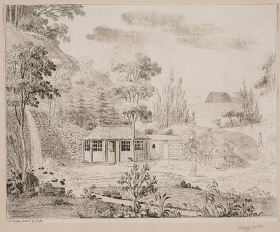 Um balneário em Liselund em Møen de Søren L. Lange