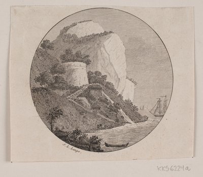 a montanha Moens Klint de Søren L. Lange