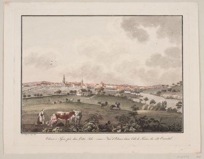 Odense em Funen, do lado leste de Søren L. Lange