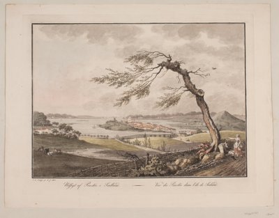 Vista de Præstø na Zelândia de Søren L. Lange