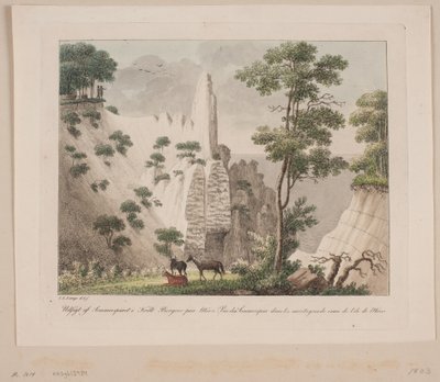 Vista de Sommerspiret nas montanhas de giz em Møn de Søren L. Lange