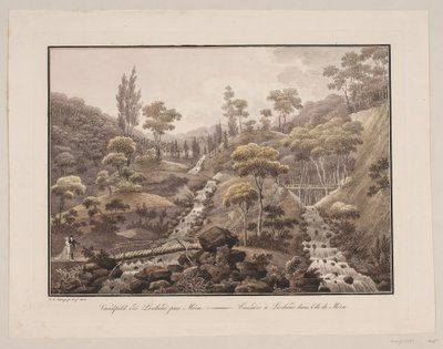 Cachoeira em Liselund em Møn de Søren L. Lange