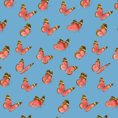 Padrão da borboleta dama pintada, 2021 (lápis de grafite e digital) de Stacy Hsu