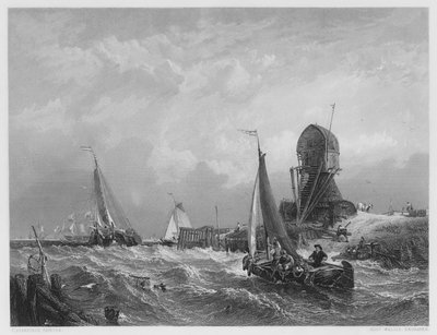 O Scheldt, ilha de Texel, da imagem na Galeria Vernon de Stanfield