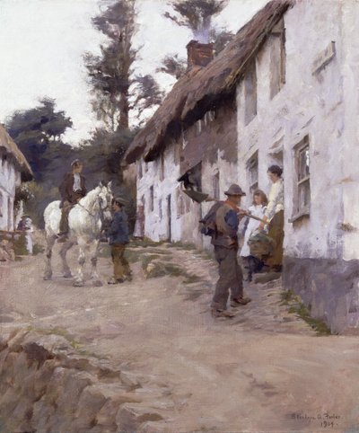 Noite - Regresso dos trabalhadores de Stanhope Alexander Forbes