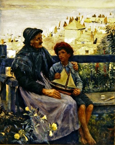 Son of the Sea (óleo sobre tela) de Stanhope Alexander Forbes
