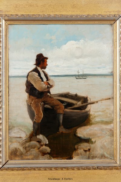 FERRYMAN NA LAVAGEM de Stanhope Forbes