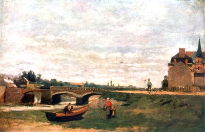 Vista da vila, c1855-1892 de Stanislas Lepine