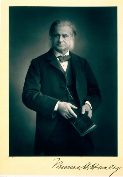 Professor Thomas H. Huxley (1825-95), biólogo, retrato fotográfico de Stanislaus Walery