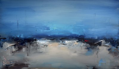 Paisagem azul melancólica de Stanislav Lazarov