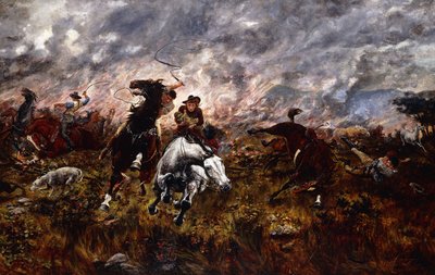 Um incêndio de Bush na Austrália, de Stanley Berkeley