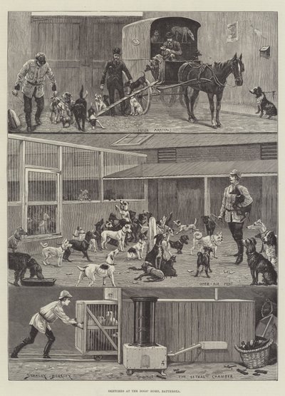 Esboços na casa dos cães, Battersea de Stanley Berkeley