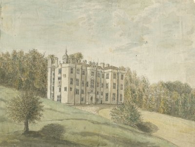 Beaudesert Hall and Park: pintura em aquarela, nd [1762-1802] de Stebbing Shaw