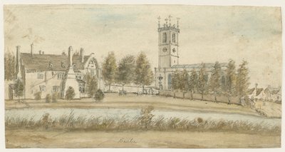 Abadia de Burton-upon-Trent: pintura em aquarela, sd [c 1795] (pintura) de Stebbing Shaw