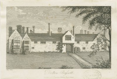 Drayton Bassett - &39;Drayton Manor&39;: gravura, nd [c 1800] (impressão) de Stebbing Shaw