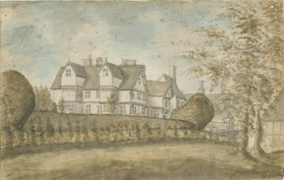 Eccleshall - Biana Hall: pintura a aquarela, nd [1795] de Stebbing Shaw