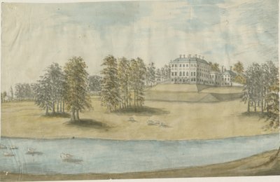 Patshull House: pintura em aquarela, nd [1790s] de Stebbing Shaw